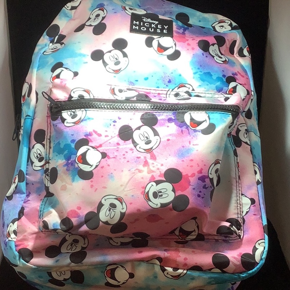 Mickey Mouse Tye Dye Large Backpack - image 1